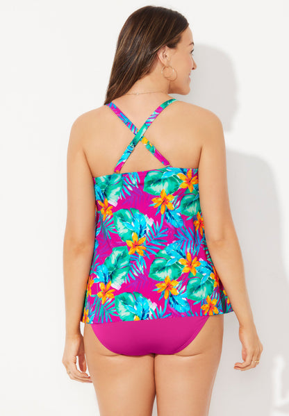 Flyaway Bandeau Tankini Set