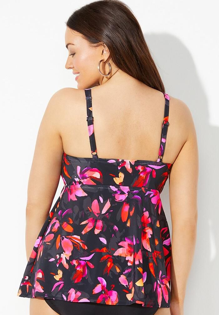 Bra Sized Sweetheart Underwire Tankini Top